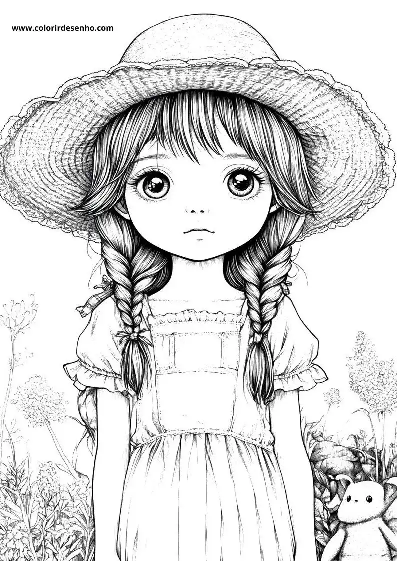 Doll Coloring Pages 101