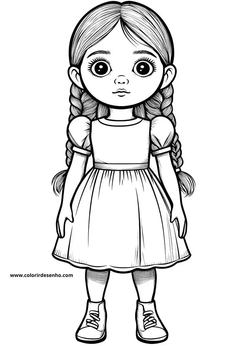 Doll Coloring Pages 102