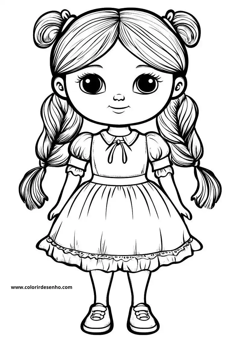 Doll Coloring Pages 103