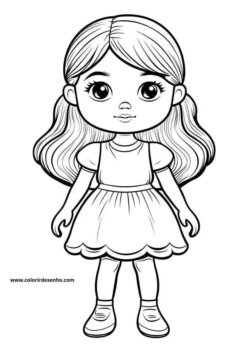 Doll Coloring Pages 104