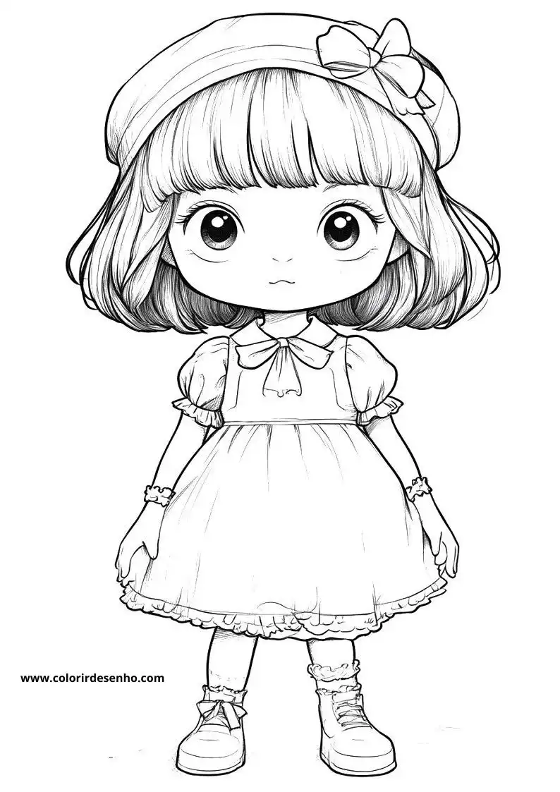 Doll Coloring Pages 107