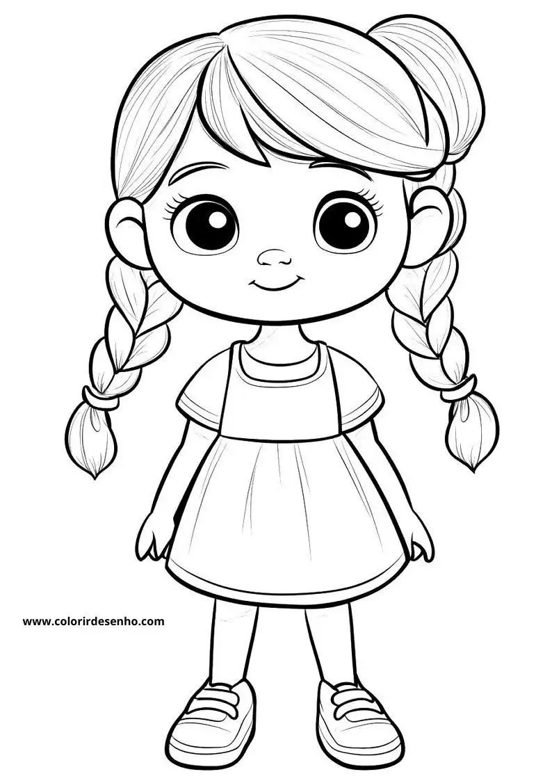 Doll Coloring Pages 108