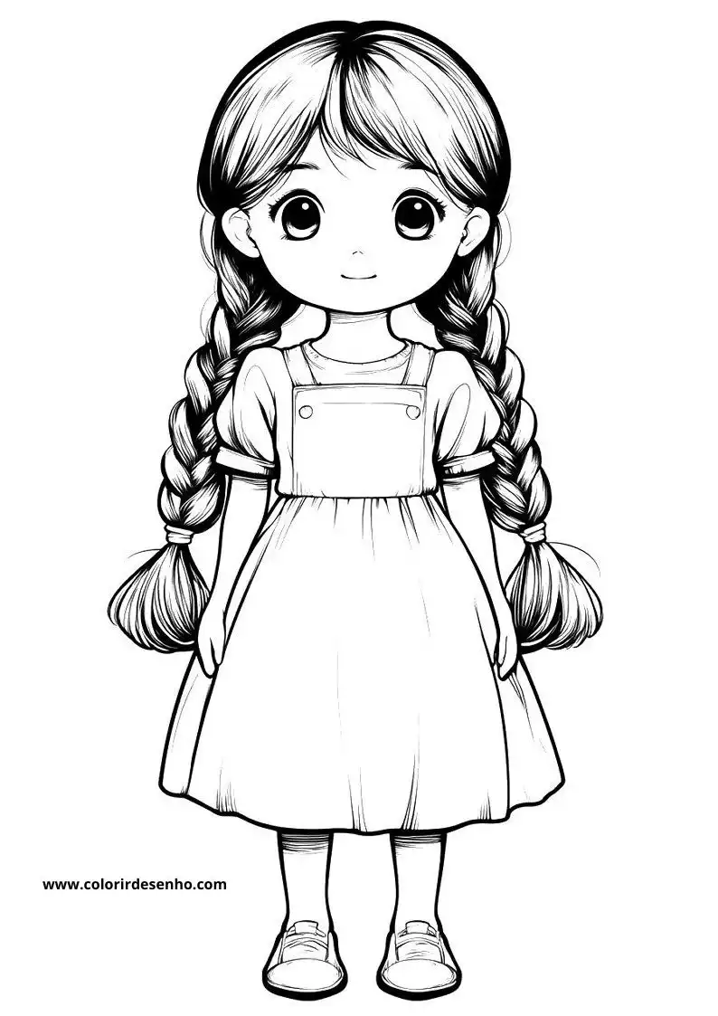 Doll Coloring Pages 109