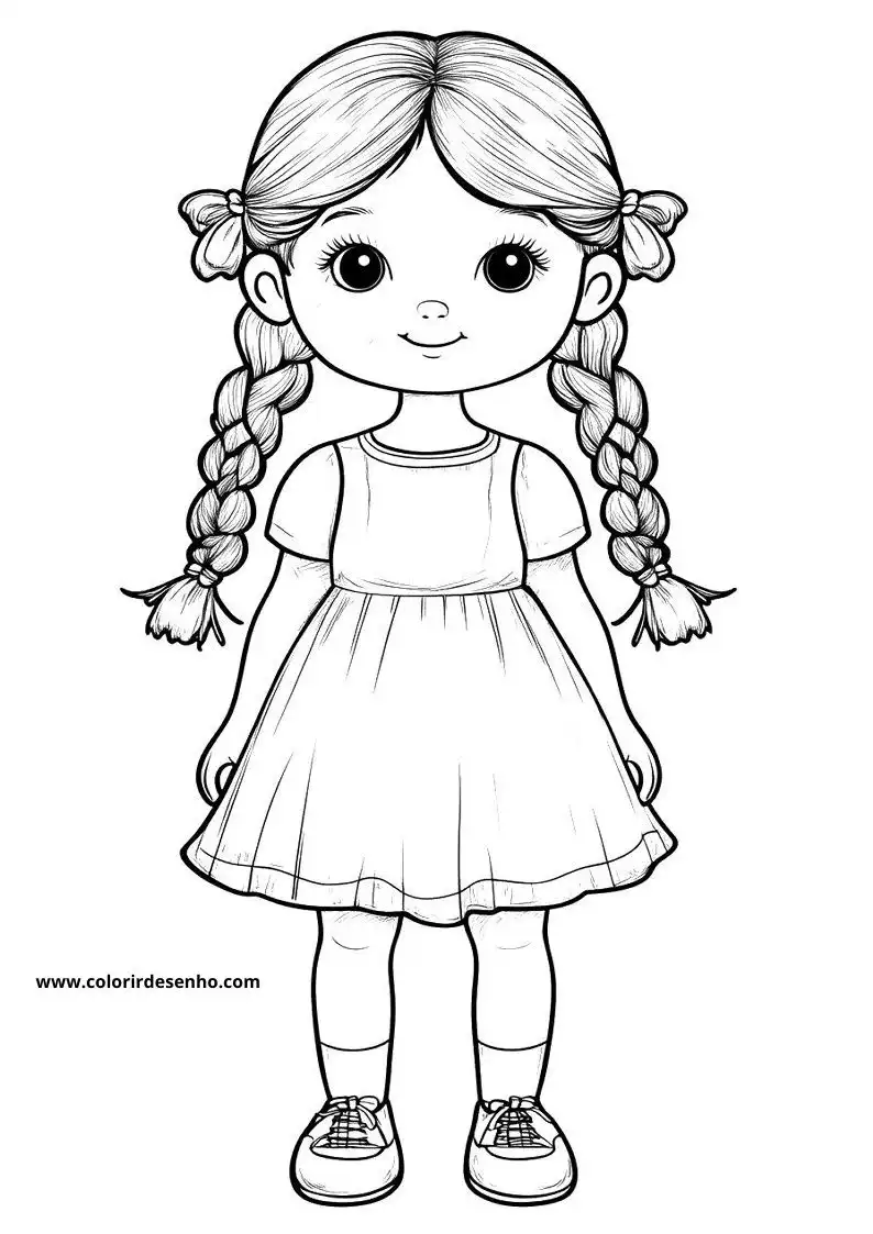 Doll Coloring Pages 110