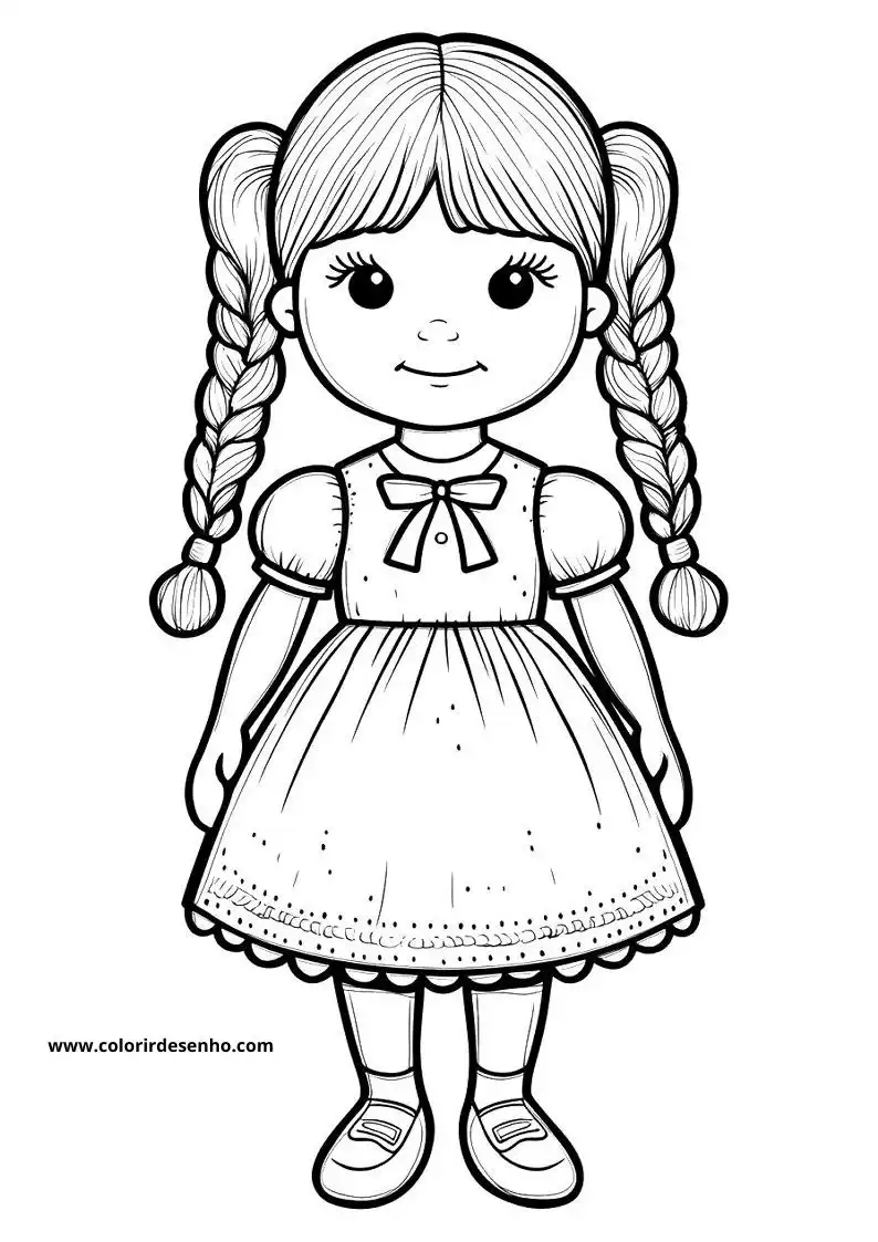 Doll Coloring Pages 111