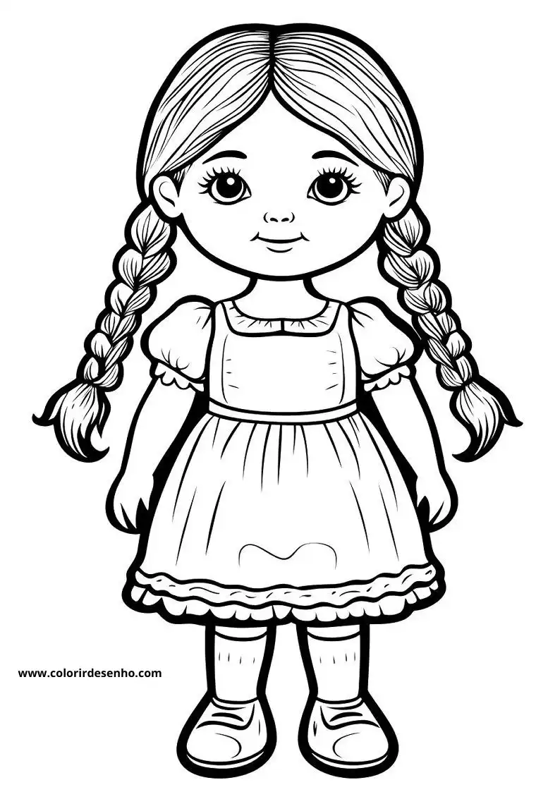 Doll Coloring Pages 112