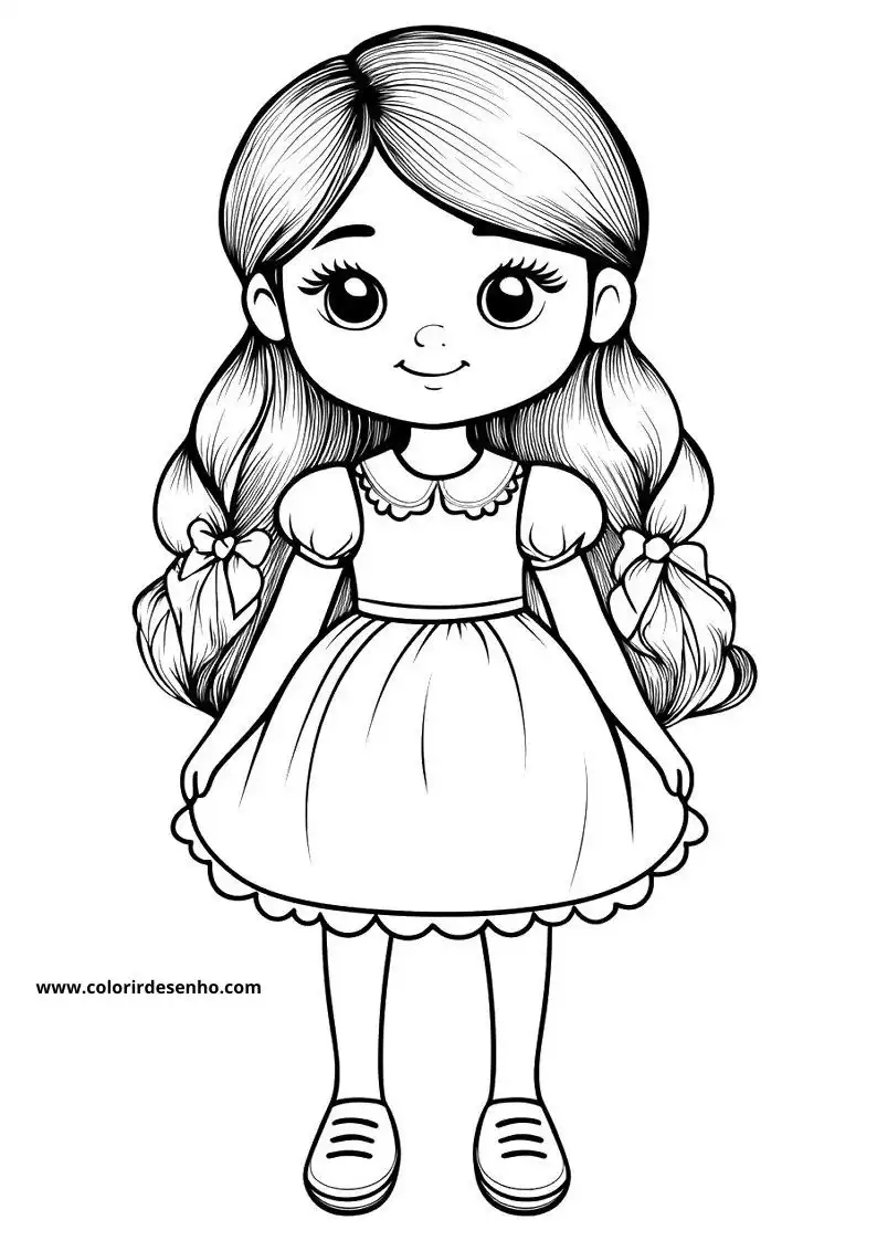 Doll Coloring Pages 113