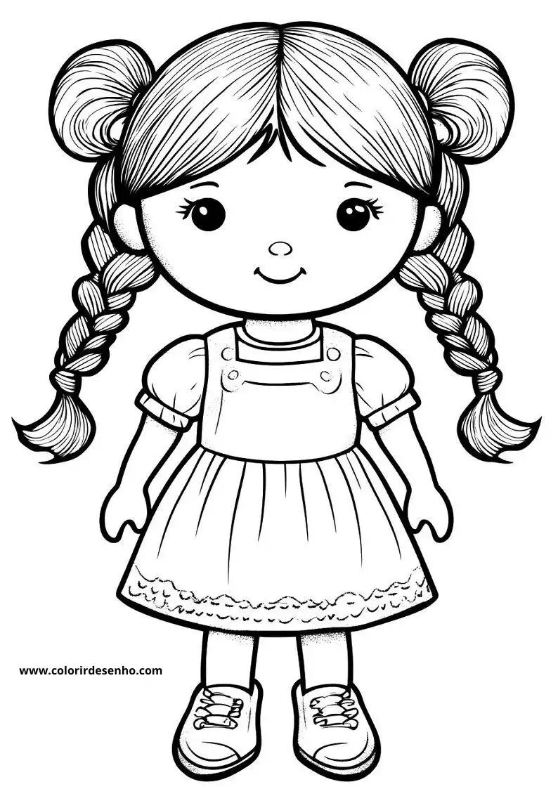 Doll Coloring Pages 114