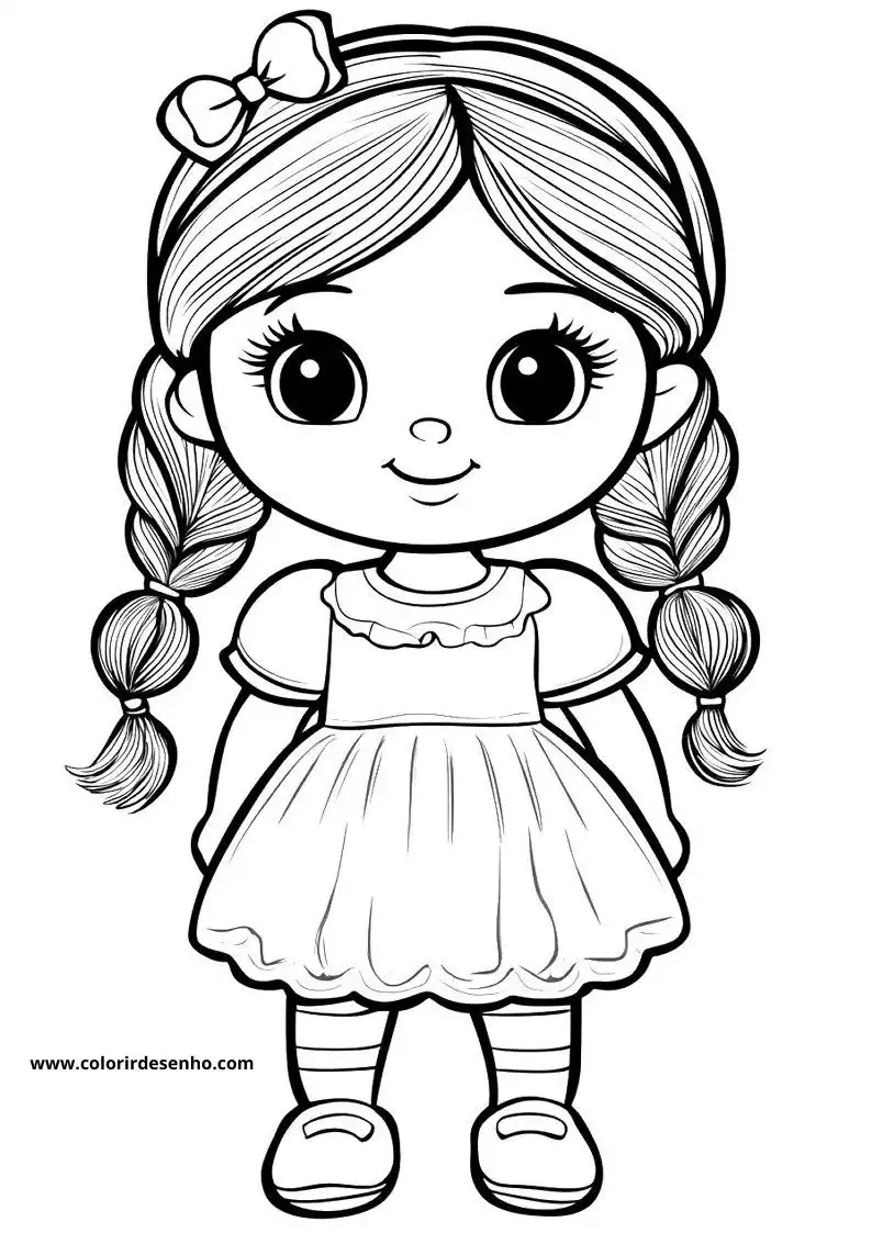 Doll Coloring Pages 115