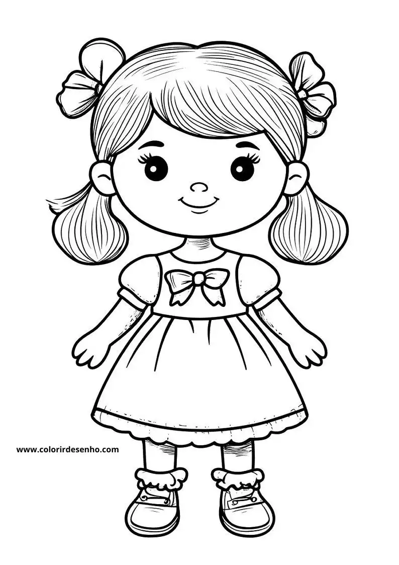 Doll Coloring Pages 117