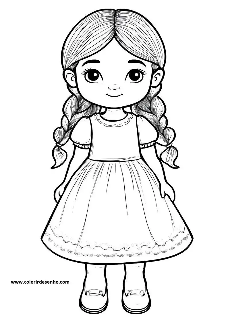 Doll Coloring Pages 121