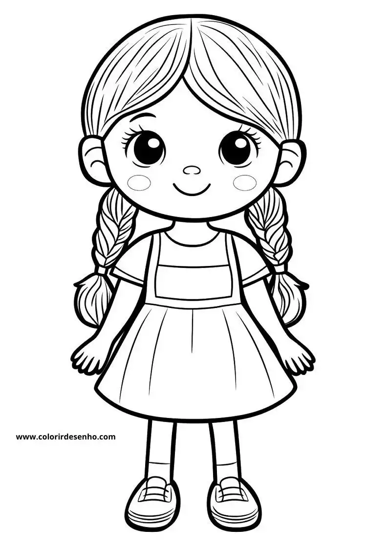 Doll Coloring Pages 122