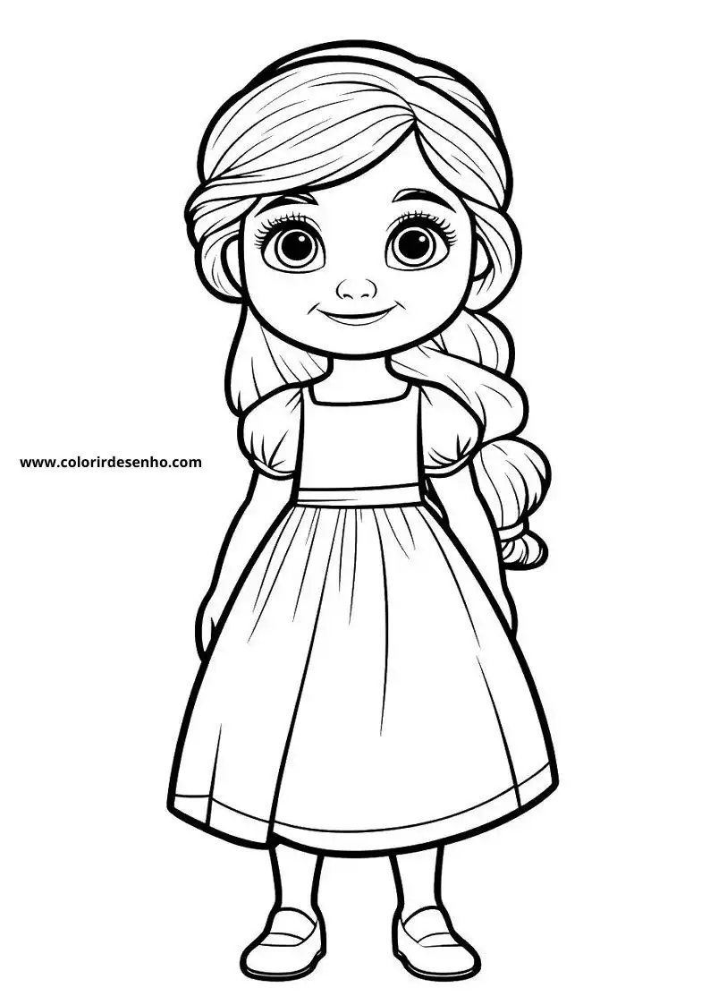 Doll Coloring Pages 124