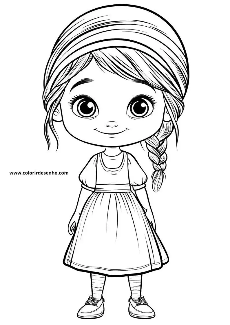 Doll Coloring Pages 125