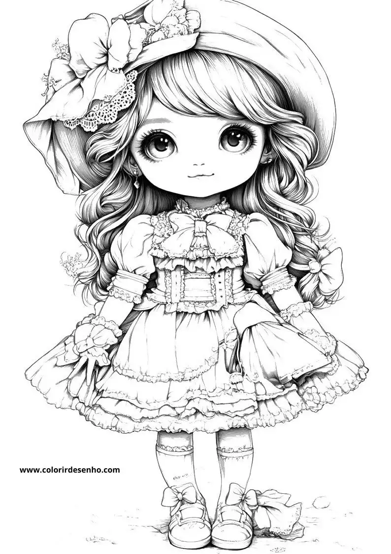 Doll Coloring Pages 128