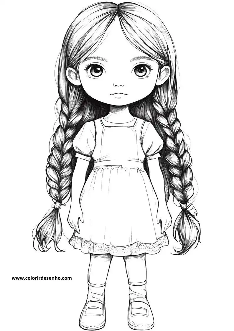 Doll Coloring Pages 130