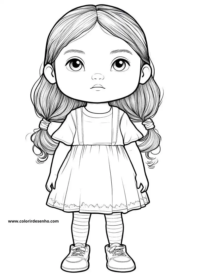 Doll Coloring Pages 131