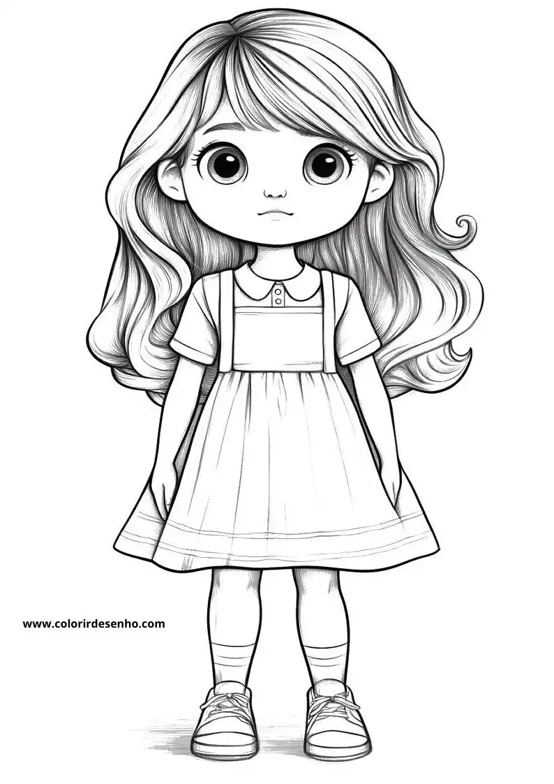 Doll Coloring Pages 133