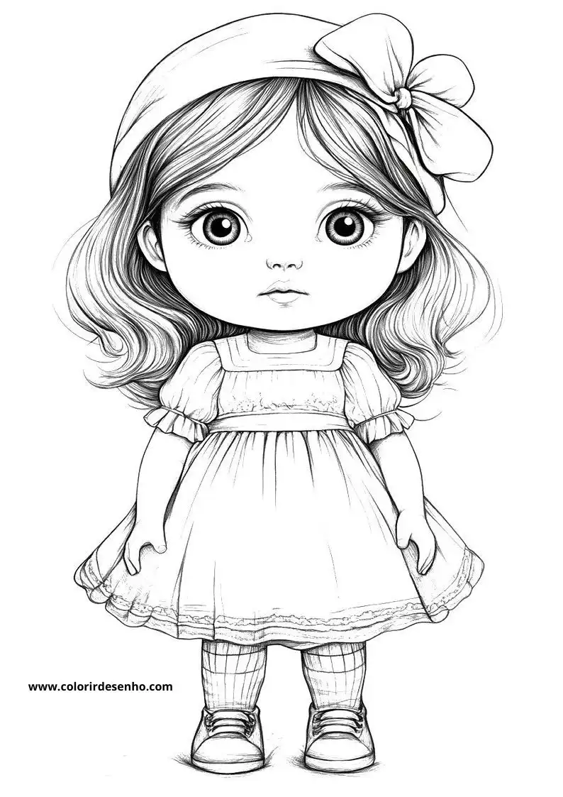 Doll Coloring Pages 134