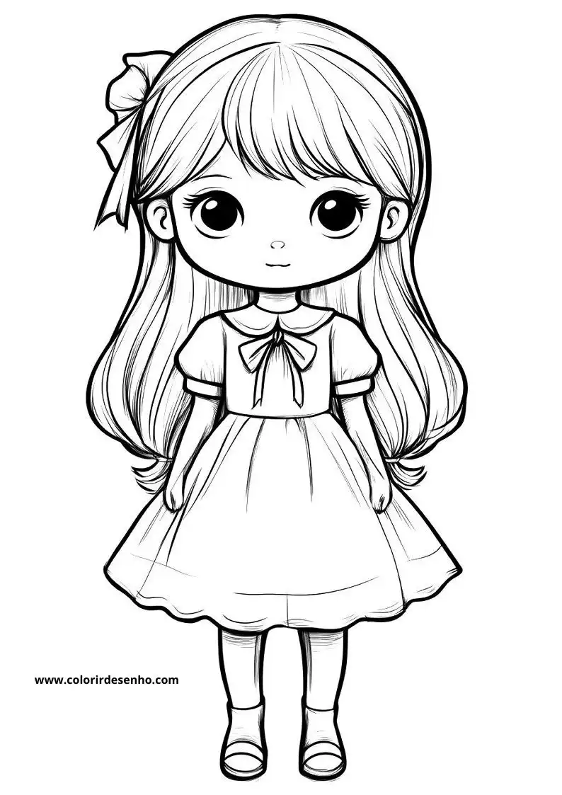 Doll Coloring Pages 136