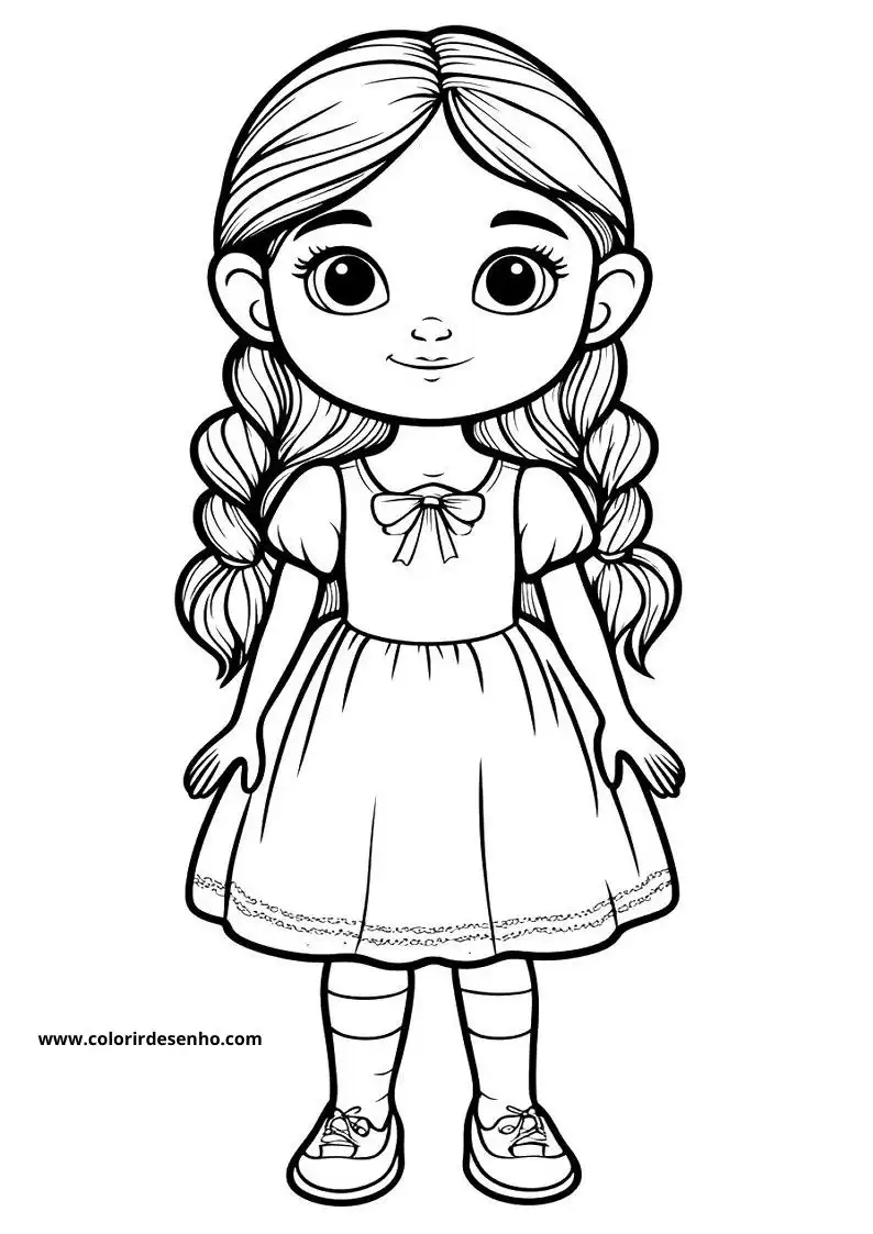 Doll Coloring Pages 141