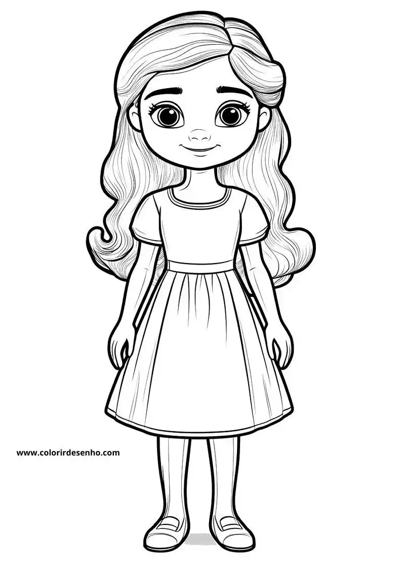 Doll Coloring Pages 142