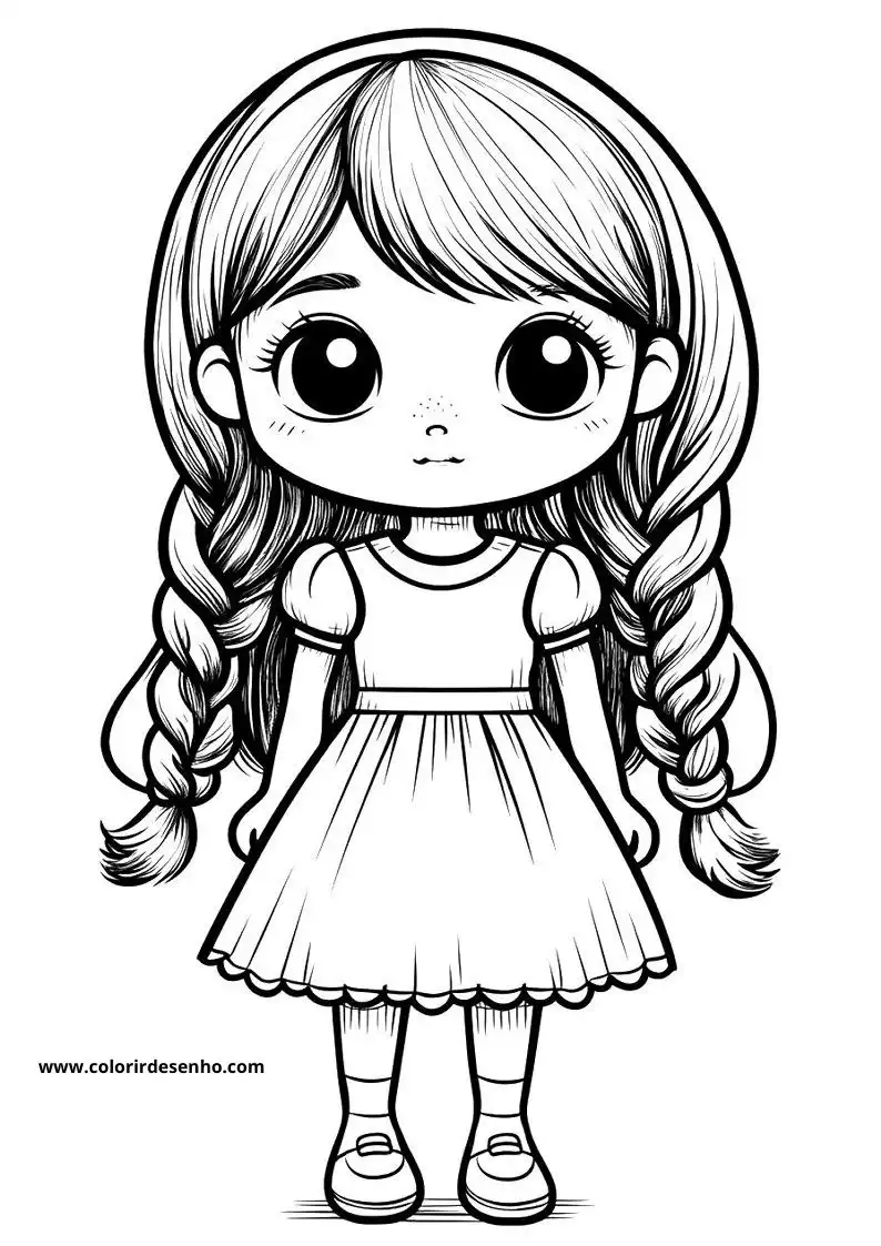 Doll Coloring Pages 143