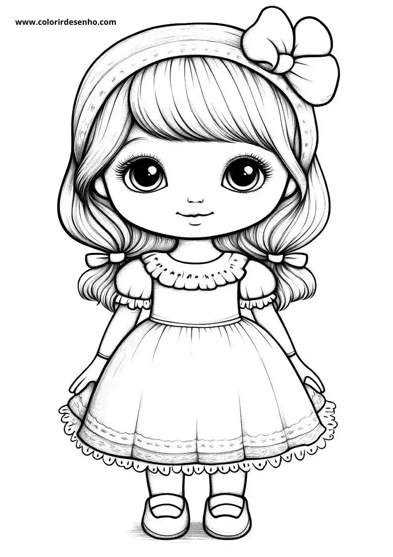 Doll Coloring Pages 146