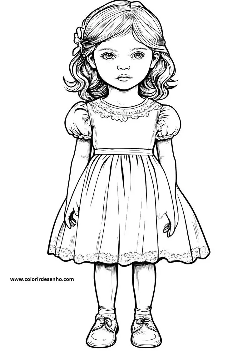 Doll Coloring Pages 151