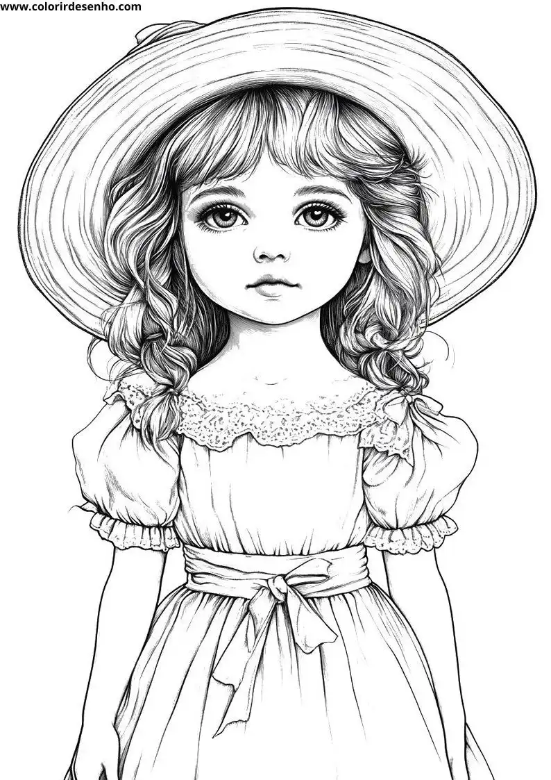 Doll Coloring Pages 152