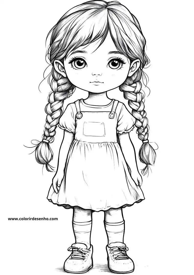 Doll Coloring Pages 154