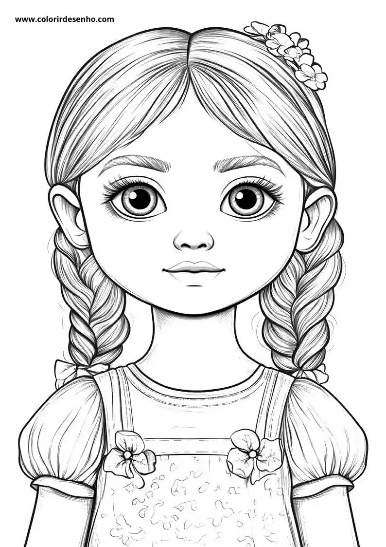 Doll Coloring Pages 79