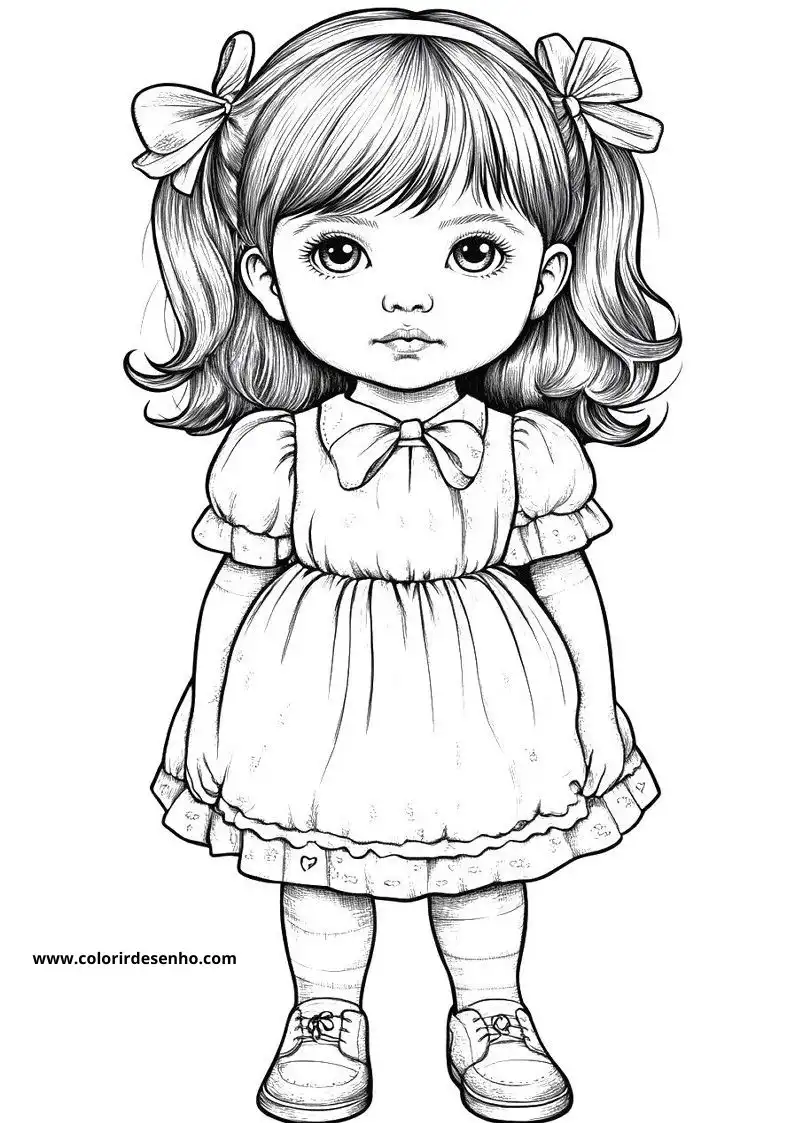 Doll Coloring Pages 80