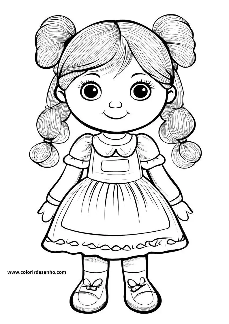 Doll Coloring Pages 81