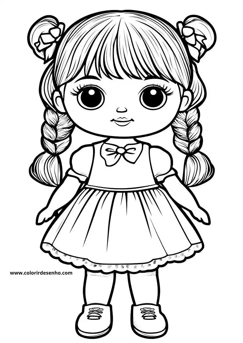 Doll Coloring Pages 84