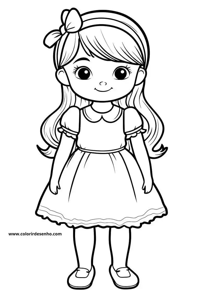 Doll Coloring Pages 85