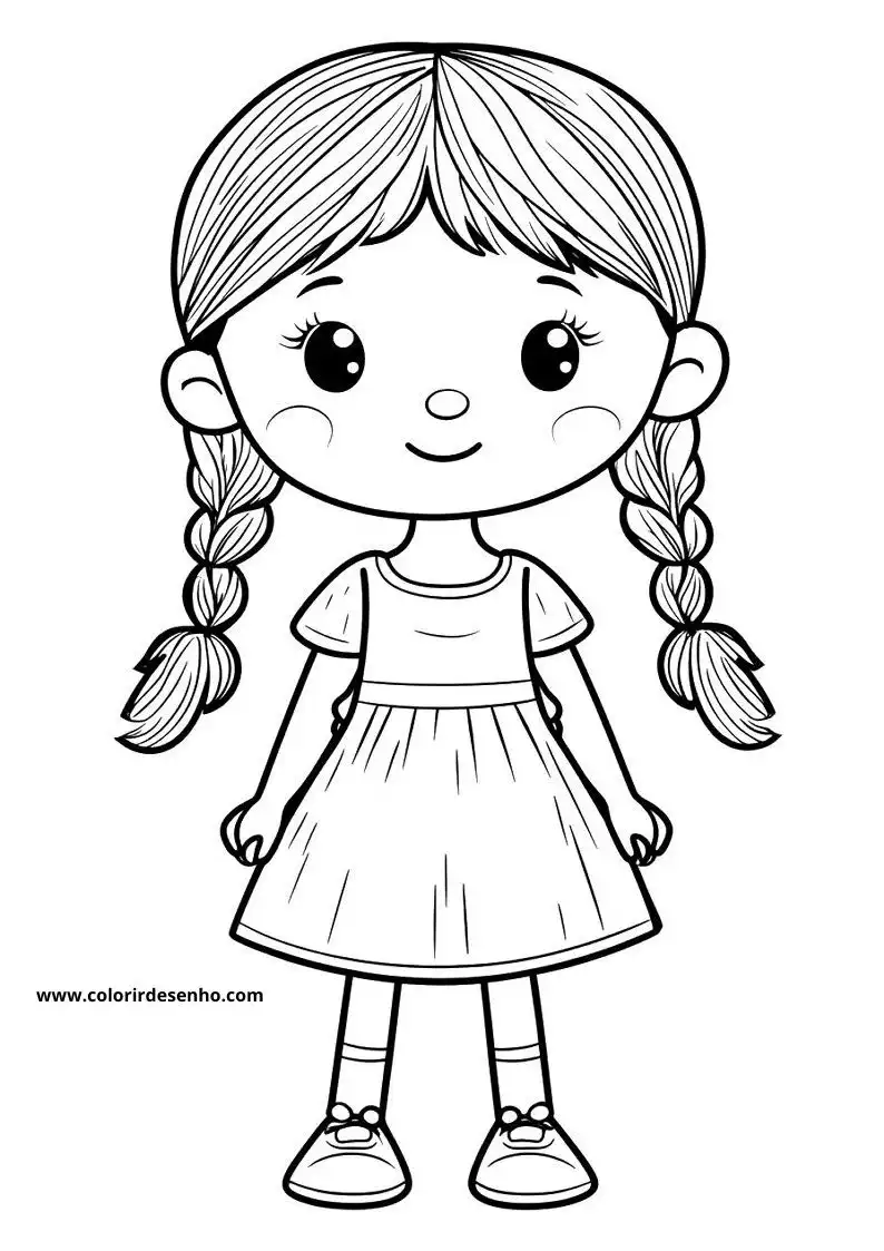 Doll Coloring Pages 90