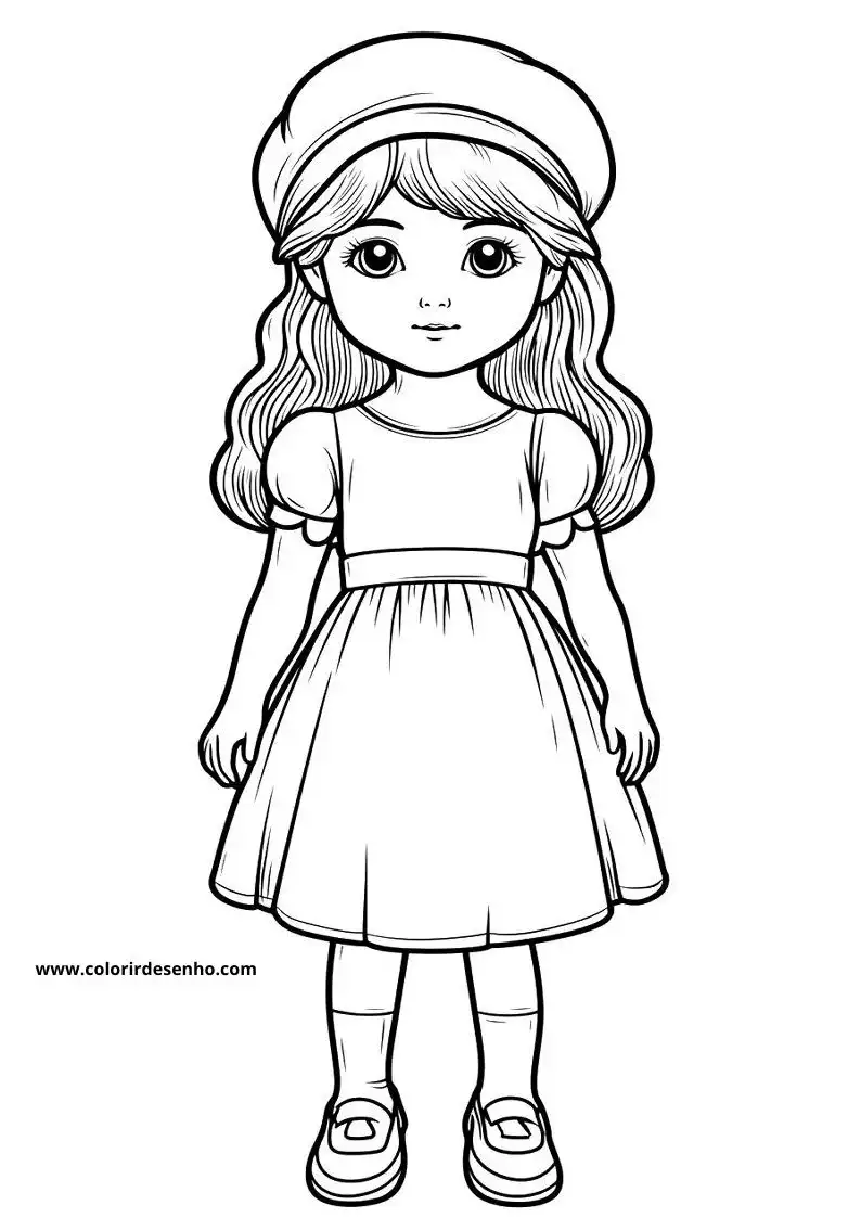 Doll Coloring Pages 93