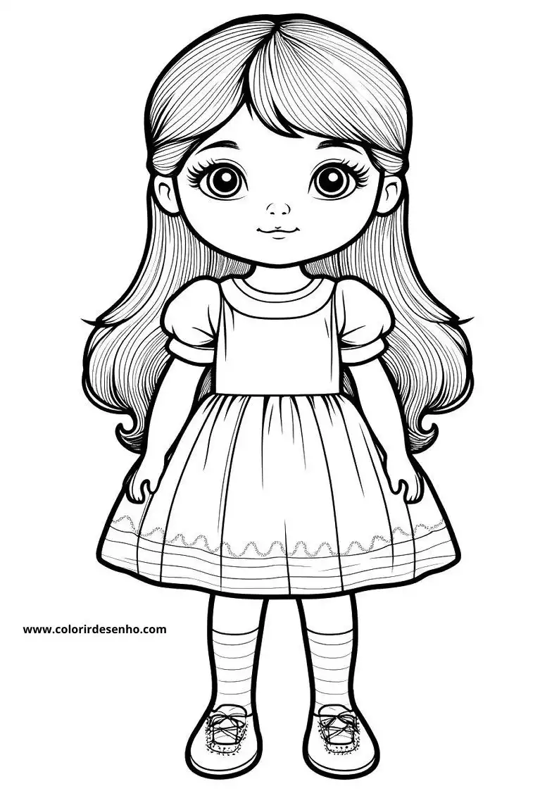 Doll Coloring Pages 97