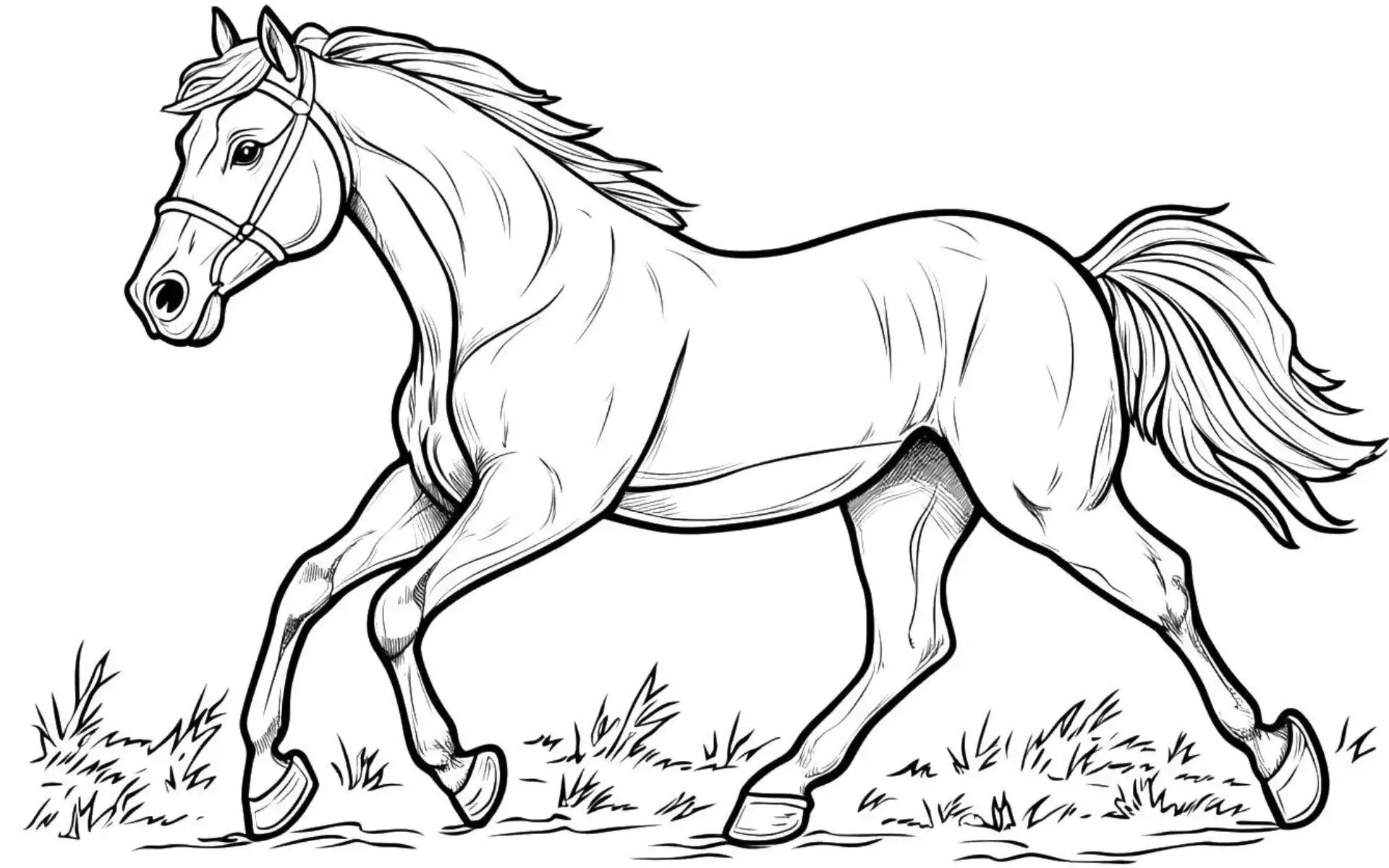 Leia mais sobre o artigo Cavalo Para Colorir – 216 Desenhos para Imprimir