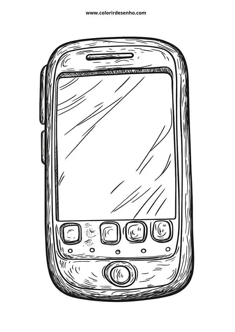 Phone Coloring Pages 117