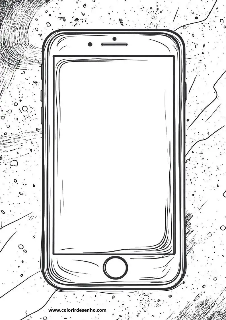 Phone Coloring Pages 118