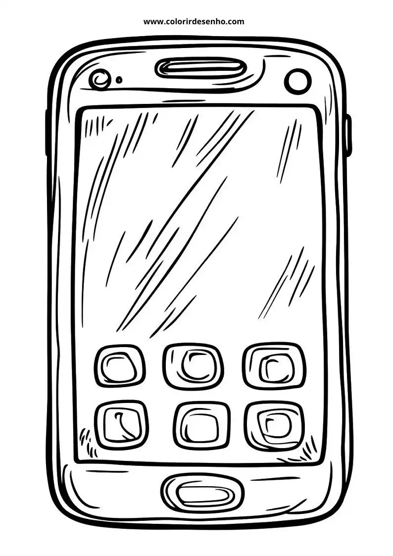 Phone Coloring Pages 126