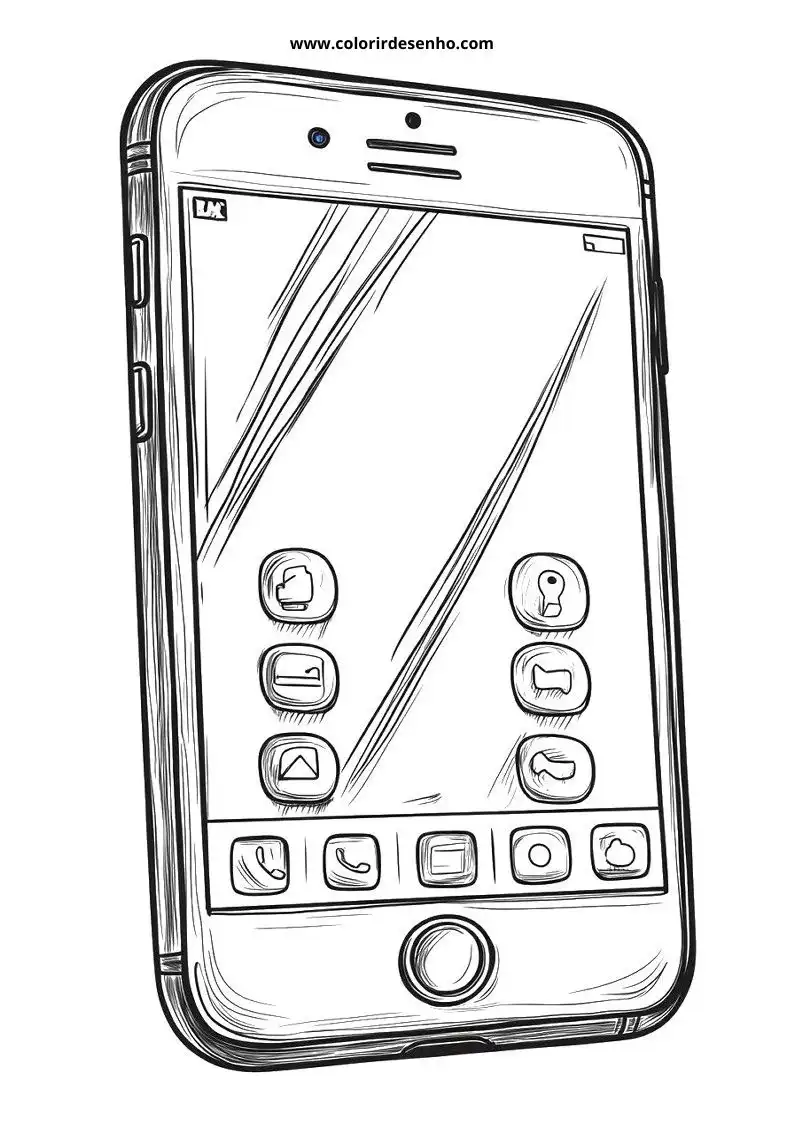 Phone Coloring Pages 128