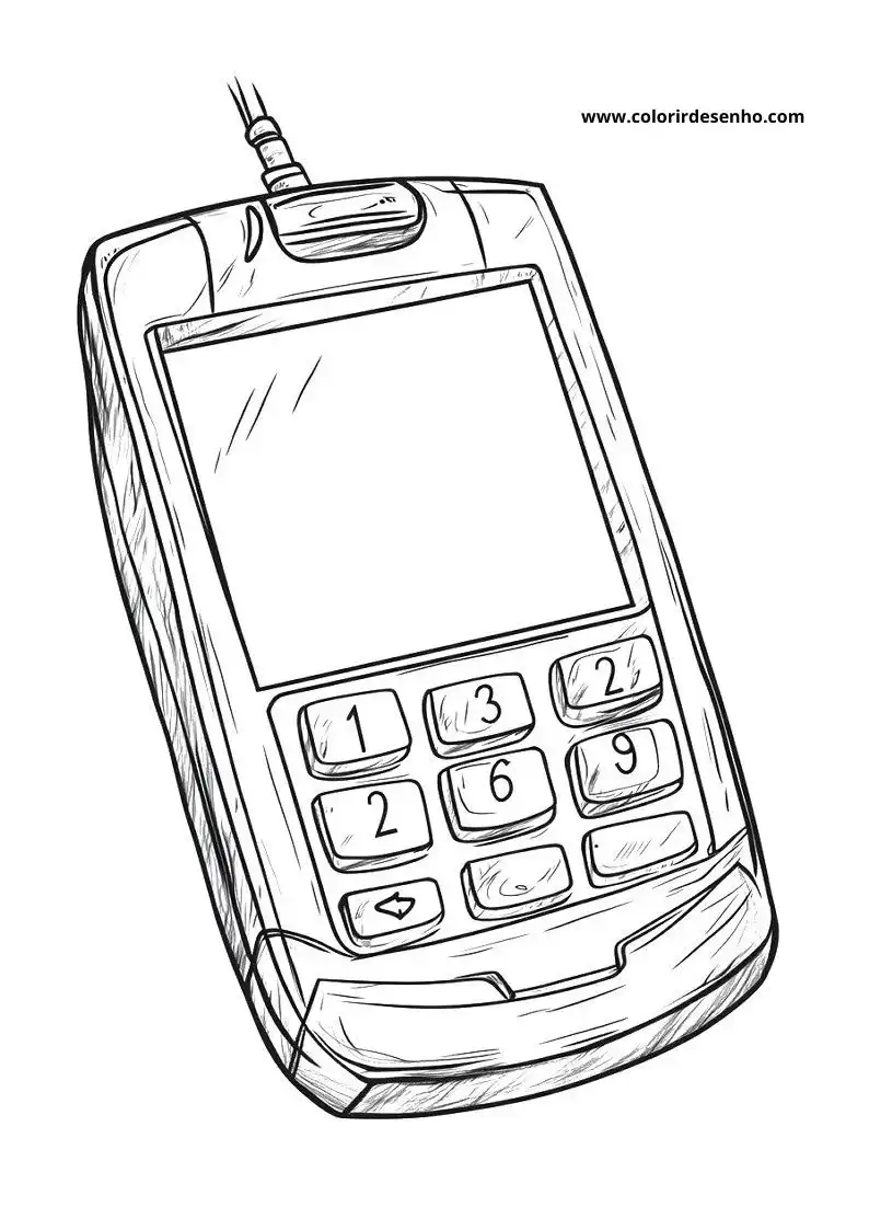 Phone Coloring Pages 131