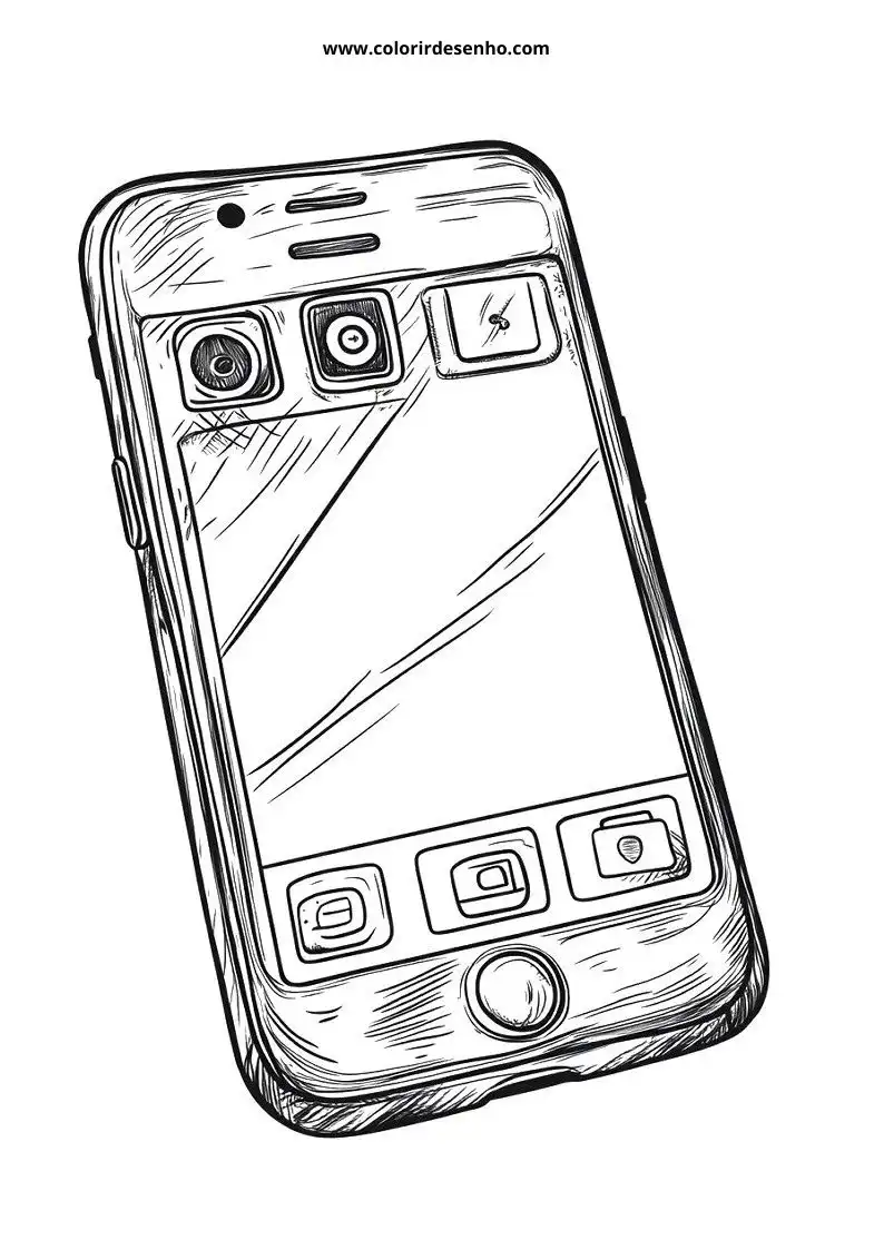 Phone Coloring Pages 142