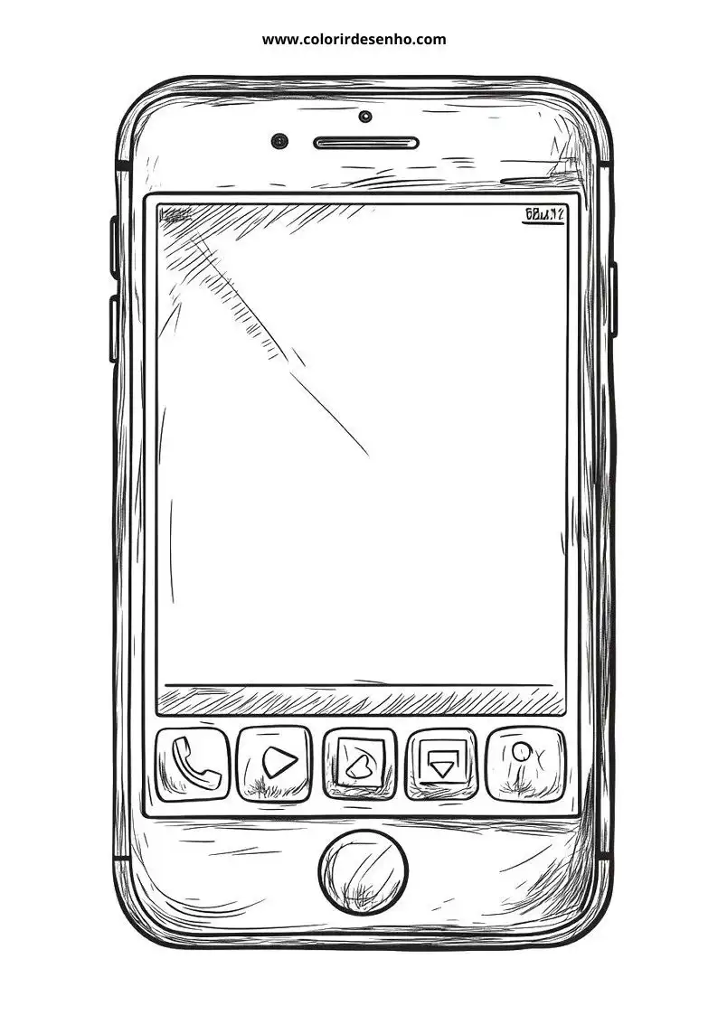 Phone Coloring Pages 149