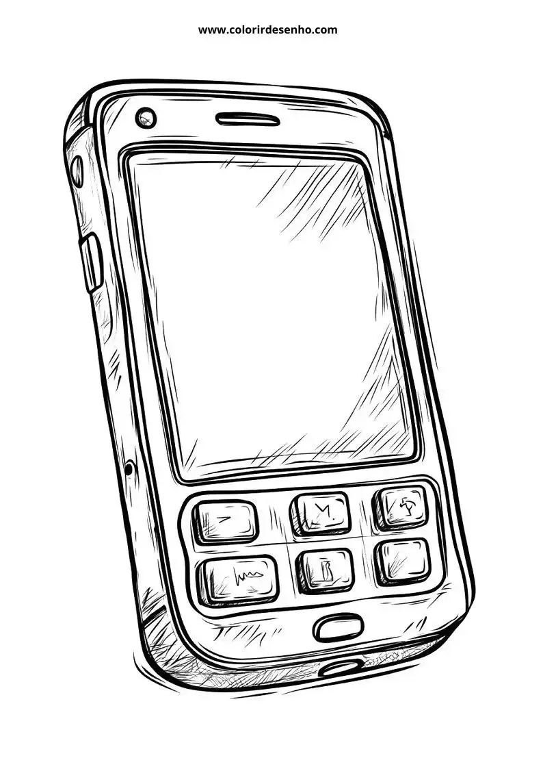 Phone Coloring Pages 84