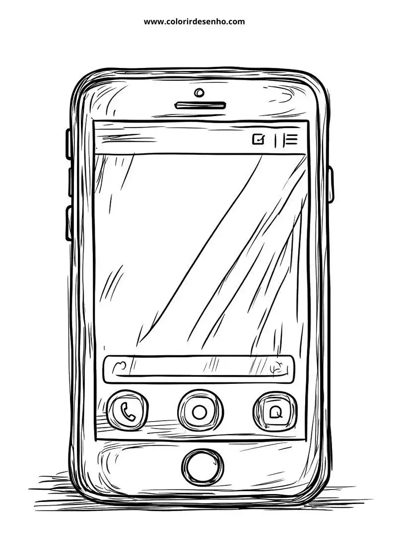 Phone Coloring Pages 85