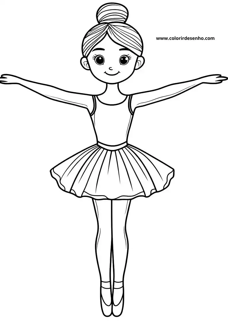 Ballerina Coloring Pages 31